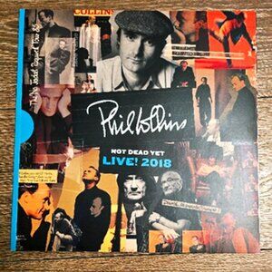 Phil Collins Not Dead Yet Live Tour Program 2017 2018 Two Books + Sleeve RARE!